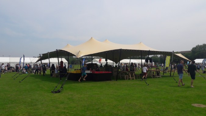 Super-sized gazebo at Revive