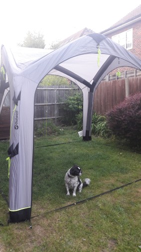 Super fast inflatable gazebo!